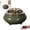 Green, variant on Z52LingLing Decoration dark blue 10x7 Incense Burner - Kiln Transformed Ceramic Censer with Alloy Lid for Home Aromatherapy