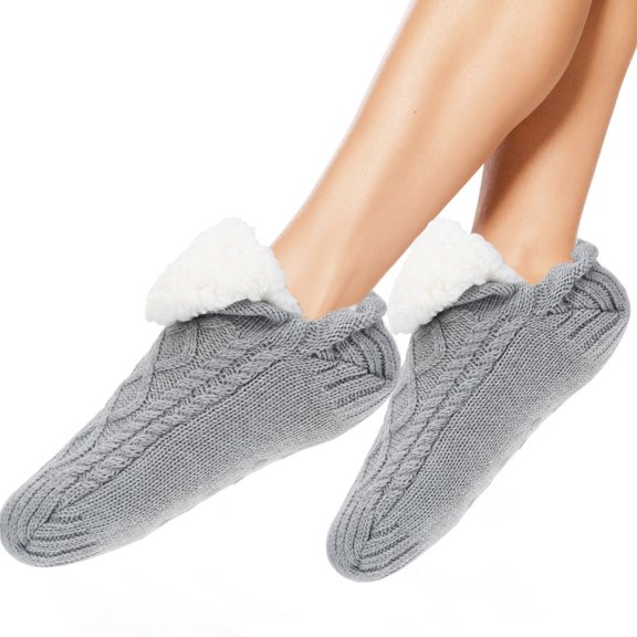 Worgeous 1 Pair Comfy Socks for Indoor Use Minimalist Design for Women and Men