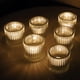 thumbnail image 1 of Juego de 6 portavelas Votive VOHO de cristal transparente, 1 of 9