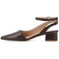 thumbnail image 3 of Journee Womens Keefa Pointed Toe Low Block Heel Pumps, Widths Available, 3 of 10