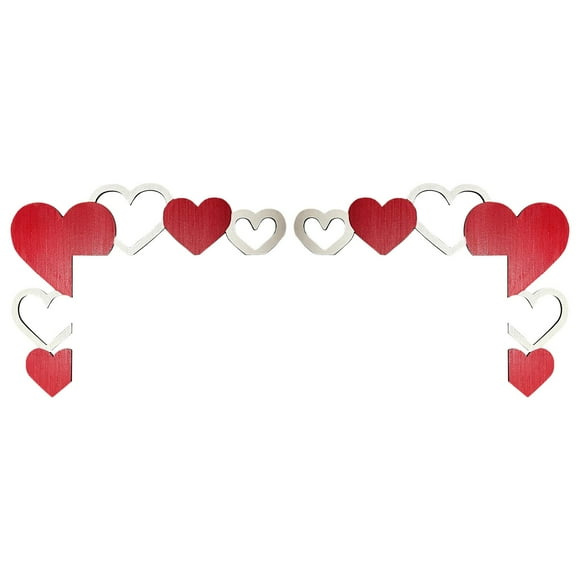 Home Decor Clearance Valentine's Day Love Wooden Door Frame Decoration And Warm Door Corner Decoration Perfect Interpretation Of The Love Atmosphere A Sweet Valentine's Day Gift
