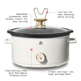 Beautiful 8QT Slow Cooker, White Icing by Drew Barrymore - Walmart.com