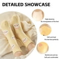 thumbnail image 5 of LDU Women's Mid-Calf Socks, Warm Socks Cute Duck Pattern Design, Cozy Everyday for Commuting, 5Pairs, 5 of 8