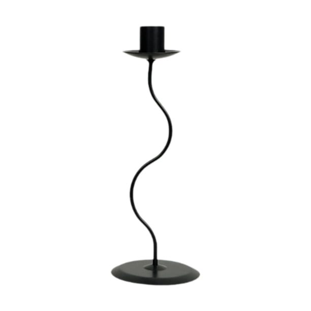 Candelabro de Metal, Portavelas Cónico, Decoración de Escritorio, Decorativo para Mesas de Centro, MESA CENTRO de MESA, Adorno de Mesa 88 x 24 cm