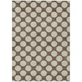 thumbnail image 2 of 9' X 12' Brown And Beige Polka Dot Washable Indoor Outdoor Area Rug, 2 of 5