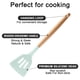 thumbnail image 3 of El utensilio libre no tóxico de los artilugios de la cocina de la manija de madera 2PCS fijó para el Cookware antiadherente, 3 of 5