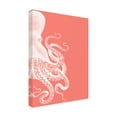 thumbnail image 2 of Trademark Fine Art 'Octopus Coral And Cream B' Canvas Art by Fab Funky, 2 of 3