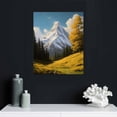 thumbnail image 4 of Nawypu Mountain Wall Art Framed Snow Mountain and Trees Pictures Canvas Wall Art Home Decor Wall Art Canvas Paintings Ready To Hang for Living Room,Bedroom, Office And Kitchen 16x20 inch, 4 of 4