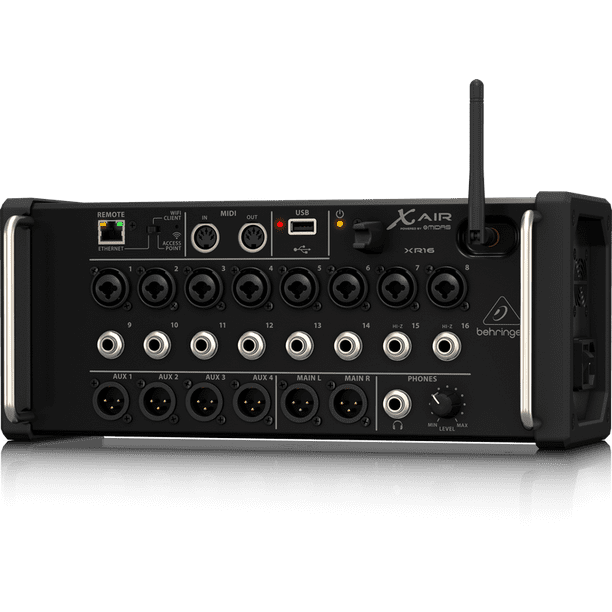 Behringer X Air XR16 16Input Digital Mixer, Tablet Compatible, 8