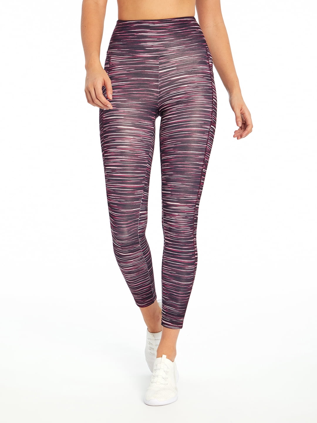 Bally Total Fitness Women's Active High Rise Pocket Ankle Legging 25