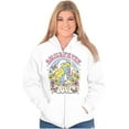 thumbnail image 4 of Smurfette Cartoon Love Spring Season Zip Hoodie Sweatshirt Women Brisco Brands S, 4 of 5