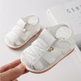 Baby 2024 Sandals Learning To Walk Shoes Soft Soles Non Slip Toe Caps