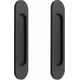 thumbnail image 1 of Set Of 2 Self Adhesive Matte Black Aluminum Alloy Oval Sliding Door Handles No Punching For Sliding Barn Doors, Windows, Cabinets, 1 of 5