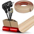 thumbnail image 1 of Cubierta de cable para suelo, cavidad, autoadhesivo, ocultador de cables de 3 m, 1 of 8