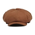 thumbnail image 5 of MESSUEN Fashion Hats Beret Men Berets for Men Hats Fashion Men's Newsboy Caps Beret Cap Brown One Size, 5 of 9