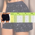 thumbnail image 2 of MKLEKYY Pijama Corto Para Mujer, Pantalones Cortos Rectos Decorados Con Lentejuelas De Color Liso A La Moda Para Mujer, Pantalones Cortos Casuales De Cintura Alta, 2 of 4
