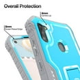 thumbnail image 2 of FITO For Samsung Galaxy A11 Case, Phone Case with Screen Protector and Kickstand (Blue), 2 of 6