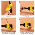 thumbnail image 2 of Handheld Paint Edger Tool with Roller Brush Kit for Wall Ceiling and Roof Trimming, 2 of 3