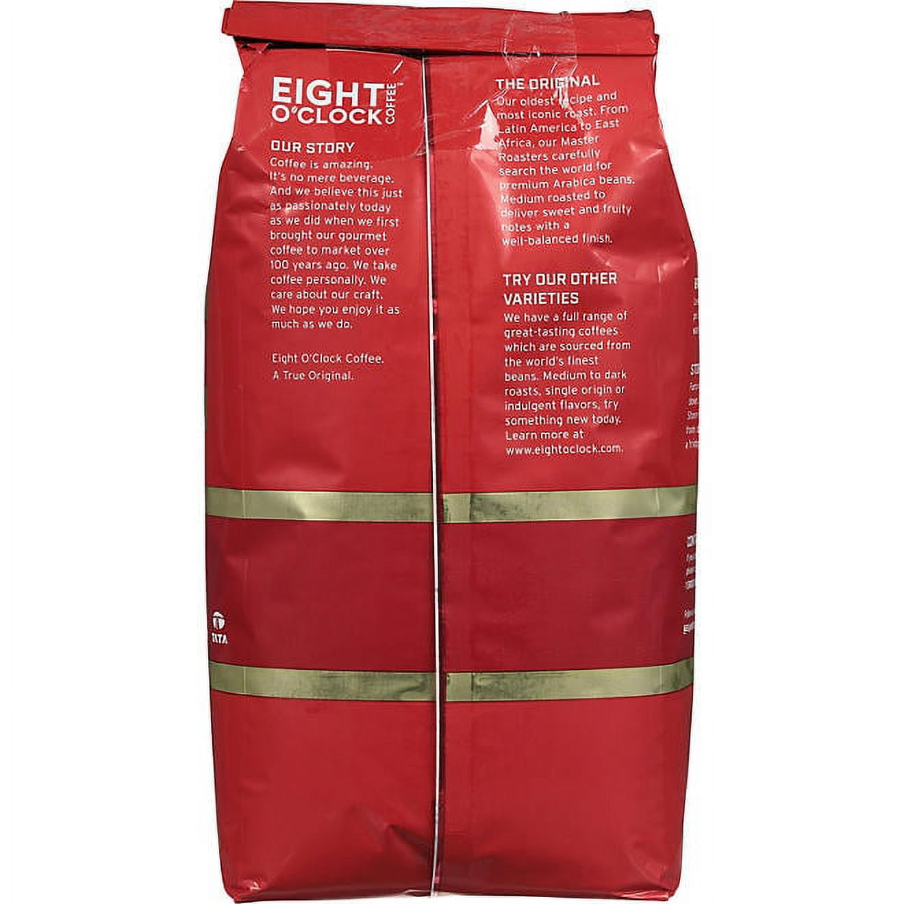 eight o clock coffee original whole bean coffee 40 oz