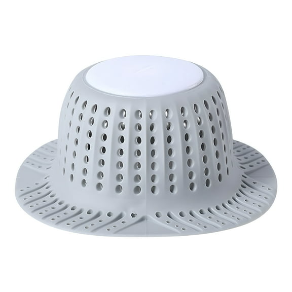 BPPEG Bathtub Drain Hair Catcher,Silicone Collapsible 1 Pack Drain Protector,Washbasin Drain Protector Silicone Drain Hair Catcher Strainer Snare Reusable Sewer Anti-Clogging Sink Filter
