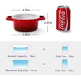 thumbnail image 2 of Mini Cocotte 12oz Ceramic Casserole Set - Oven, Microwave & Dishwasher Safe - Red - 4 Pieces, 2 of 8