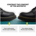 thumbnail image 2 of BAMAIA Bottes de Combat pour Femmes Imperméables Bottines Classiques en Cuir PU, 2 of 7