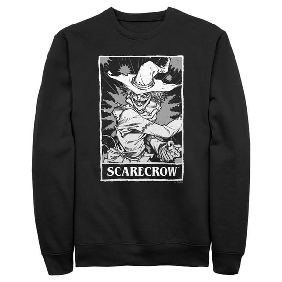 Men's Batman Scarecrow Tarot  Sweatshirt Black Large