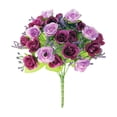 thumbnail image 2 of Artificial Rose Decor Bouquet Ideal Decor For Wedding And Living Room Esthetic Floral Arrangements For Holiday Or Everyday Decorations, 2 of 6
