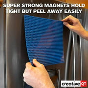 Creative QT MagPlates - Magnetic Building Brick Plates - Compatible with All Major Brands - 1 Pack - Blue - 10 inch x 10 inch