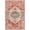 Pink, variant on Yamaziot 3x5 Area Rugs for Living Room, Washable Boho Throw Rug with Non Slip Backing Mat, Pink Medallion Distressed Bedroom Floor Carpet