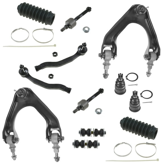 TRQ Steering & Suspension Kit Front LH RH Set of 12 for 90-93 Honda Accord New PSA58994