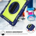 thumbnail image 6 of TECH CIRCLE iPad Mini 5/4/3/2/1 Case 7.9 Inch - Shockproof Rugged Cover with Rotating Kickstand & Adjustable Hand/Shoulder Strap, Green, 6 of 9