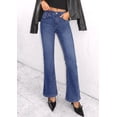 thumbnail image 3 of PRETTYGARDEN Womens Bootcut Denim Jeans Wide Leg Pants | Stretchy, High Waisted Rise, Flare Bell Bottom, Pockets, Trendy Casual, Going Out Outfits, Fall Winter Fashion Clothing, 3 of 9