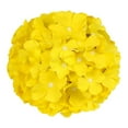 thumbnail image 5 of ZFSBZBS 10 Pack Silk Hydrangea Heads Artificial Flowers Heads With Stems for Home Wedding Decor Yellow, 5 of 6