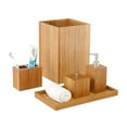 thumbnail image 5 of Seville Classics 5-Piece Bamboo Bath and Vanity Organizer Set, 5 of 15