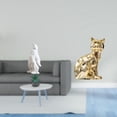 thumbnail image 2 of Escultura de pingüino, estatua de animal, figura de gato, adorno de escritorio, resina, cerámica, artesanía, líneas suaves, ideal para regalar, decora, 2 of 8