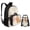 Axolotl Capybara Moon, variant on Chririnla Cute Corgi Print Backpack for Boys with Lunch Box Cooler Water Bottle Sleeve Cover Back to School Supplies