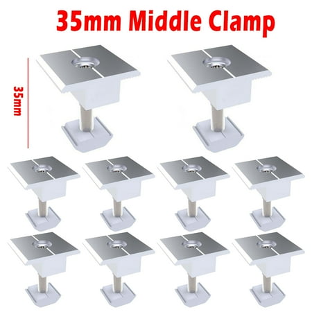 

GLFSIL Solar Panel Clamp Solid 30-45mm For Connecting and Fixing Solar Panel on Rails