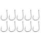 thumbnail image 5 of Gancho de Pesca de 50 piezas para el gancho de pescado de isla de tipo de púas de acero de carbono con aguJero para actividades al aire, 5 of 7