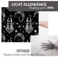 thumbnail image 6 of LALILO Kitchen Curtain Valance Egyptian God Moon Rod Pocket Window Curtain 52"x 18" Set of 2, 6 of 6