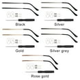 thumbnail image 2 of 1 Pair Retro Eyeglasses Universal Repair Tool Replacement Leg Spectacle Frame Glasses Arm Eyewear Accessories SILVER, 2 of 8