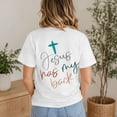 thumbnail image 4 of Jesus Has My Back Graphic T-Shirt, Unisex Classic Fit Faith Tee, 4 of 9