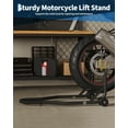 thumbnail image 2 of GloryStar Anti-Slip Motorcycle Rear Wheel Stand, Adjustable Jack Lift with 450 lbs Capacity for Maintenance and Repair Tasks, 2 of 7