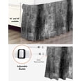 thumbnail image 3 of Black Abstract Bed Skirt Queen Size 16 Inch Drop, Vintage Graffiti Mottled Texture Wrap Around Dust Ruffle Bedskirts, Wrinkle & Fade Resistant Easy Fit Bedskirt with Adjustable Elastic, 3 of 8