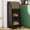 3 Tier-Black with Wheel, variant on Onion and Potato Storage Bin Wood, Fruit and Vegetable Storage Box, Decorative Pantry Cabinet for Snack, Magnetic Flip-top