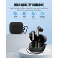 thumbnail image 2 of Funda protectora de silicona para EarFun Air Pro 4+ negra, 2 of 7