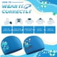 thumbnail image 4 of Gorros de natación para niños de 2 piezas para niños, niños pequeños, niños y niñas, gorro de baño impermeable para niños para cabello largo y corto, dinosaurio, automóvil Feliz Sencillez, 4 of 4