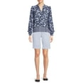 thumbnail image 2 of Time and Tru Women's Pull-On Bermuda Shorts, 2 of 5