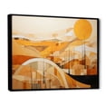 thumbnail image 2 of Designart "modern Canyon Mirage" Modern Floater Framed Wall Art Print, 2 of 7