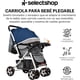 thumbnail image 3 of Carriola Infantil De Lujo Con Toldo De Viaje Compacta Y Ligera Carriola Para Bebe Con Jugetes Tela Transpirable Carrito Para Bebe Con Mango Ergonomico Carreola Ultra Ligera Y Comoda (Azul), 3 of 7
